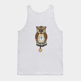 Owl Clock Tank Top